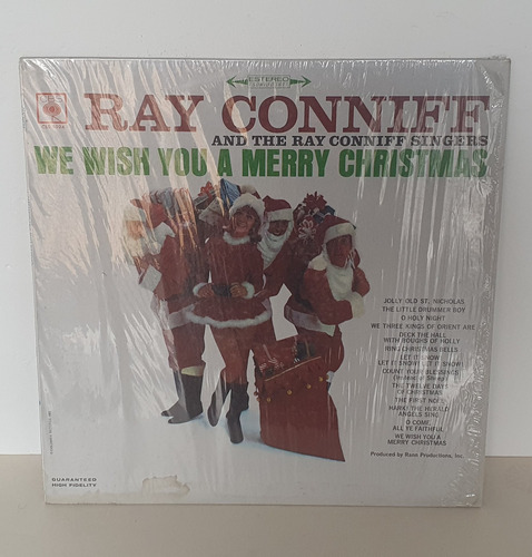 Lp Ray Conniff, We Wish You A Merry Christmas