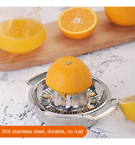 Exprimidor Manual De Naranjas Con Clip Para Limones De Acero