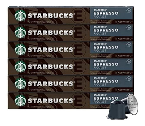 Starbuck Starbucks By Nespresso Espresso Roast Cápsulas, 60 