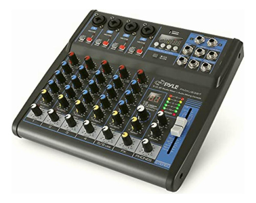 Pyle Professional Audio Mixer Sound Board Console Interfaz