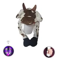 Comprar Gorro De Vaquita Con Luces, Orejas Moviles, Gorrito Kawaii