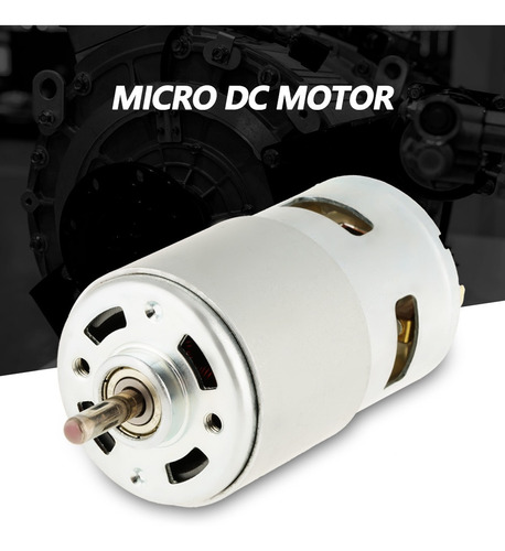 Motor Cepillado Dc En Miniatura De Alta Velocidad 775, 12 V,