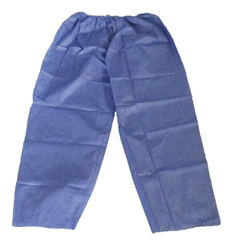 Imagen 1 de 1 de Pantalon Azul Desechable X 10 Unidades