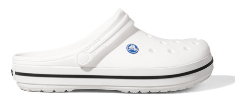 Crocs Crocband Blanco Negro Mujer