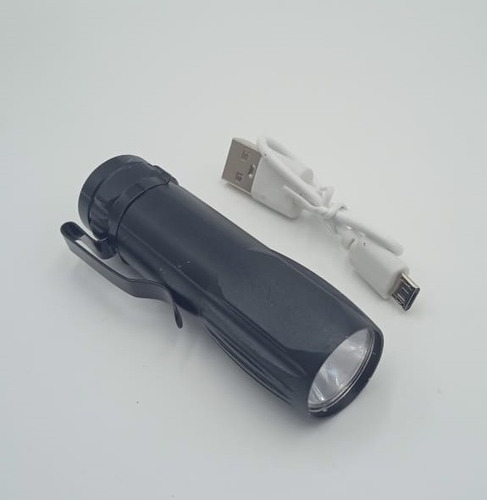 Linterna Recargable Usb De Bolsillo 