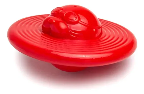 Brinquedo Interativo Focão Xplore GermanHärt Disco Voador para Cães com Dispenser de Petiscos Vermelho