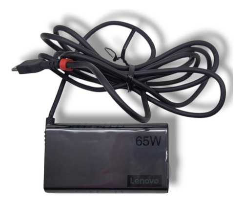Cargador Lenovo Thinkpad Original Usb-c 65 W 20v 02dl156 Negro