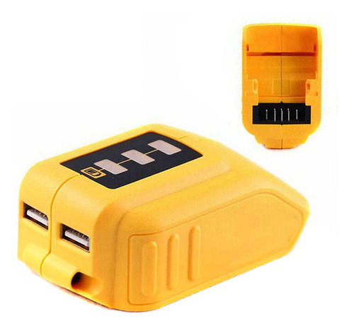 Convertidor Usb Cargador Para Dewalt 14.4v 18v 20v Li-ion Ba