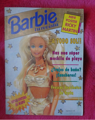 Barbie Tu Revista Diciembre 1992 Ricky Martin Guns N'roses