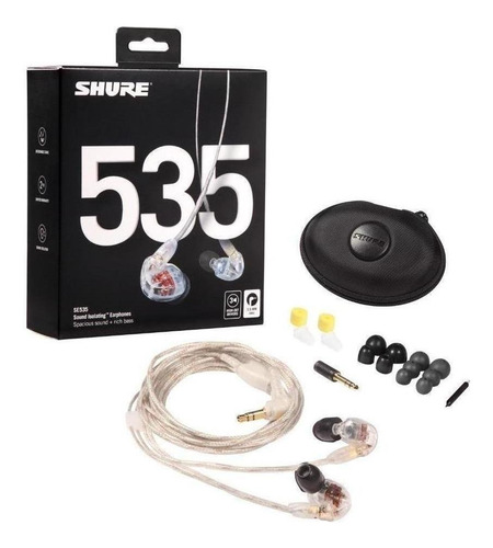 Audífonos In-ear Shure Se535 Transparentes