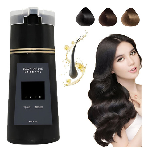 Champú Colorante Instantáneo Covers Grey Hair