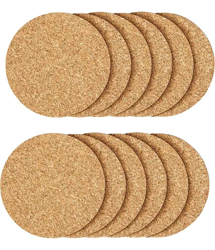 comprar Posavasos De Corcho 12 Piezas Para Bebidas, Posavasos De Té