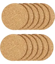 Comprar Posavasos De Corcho 12 Piezas Para Bebidas, Posavasos De Té