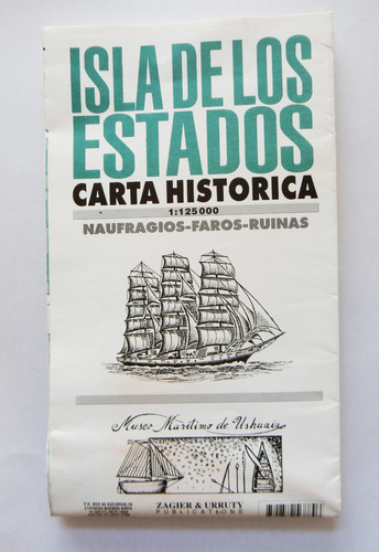 Isla De Los Estados Carta Hidrográfica Histórica Naufragios