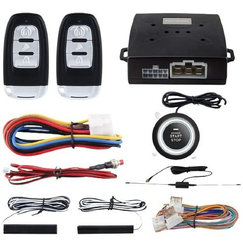 Imagen 1 de 3 de Sistema De Encendido De Botón Para Carro Con Alarma 