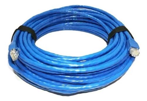 Cable De Red Lan Ethernet Utp Catg 6 P Interior 15 Mt Azul