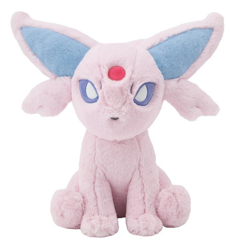 Pokemon Center Eevee Espeon Original Peluche 46cm Rosa Claro