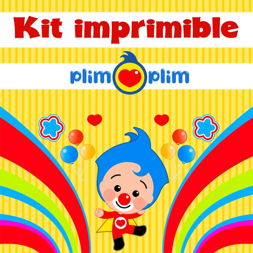 Kit De Plim Plim Para Cumpleaños Imprimible 100% Editable | MercadoLibre