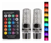 Comprar Par Led T10 Pellizco Rgb Hyperled Estrobo A Control