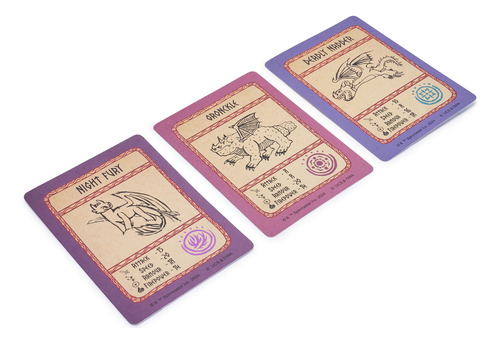Dreamworks, Dragons, How to Train Your Dragon, Universo de Berk: Set del Libro de los dragones, 3 dragones coleccionables y cartas con soportes de exhibición para niños a partir de 4 años