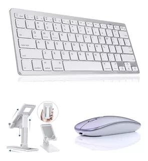 Teclado Bluetooth + Mouse + Suporte Para iPad Air 5 Ger 10.9