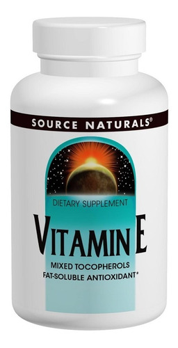 Vitamina E 100 Cápsulas Blandas Por Source Naturals