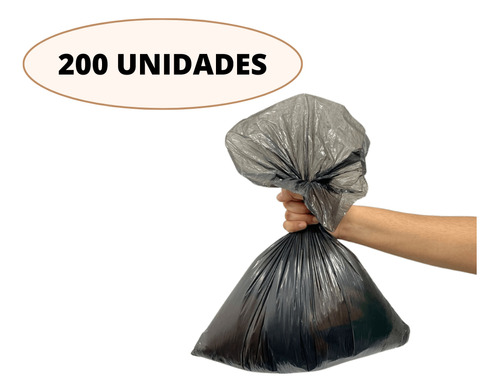 200 Sacos Lixo 20 Litros Embalac Pequeno Cozinha Banheiro