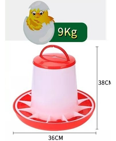 Comederos Gallinas Aves 9kg 