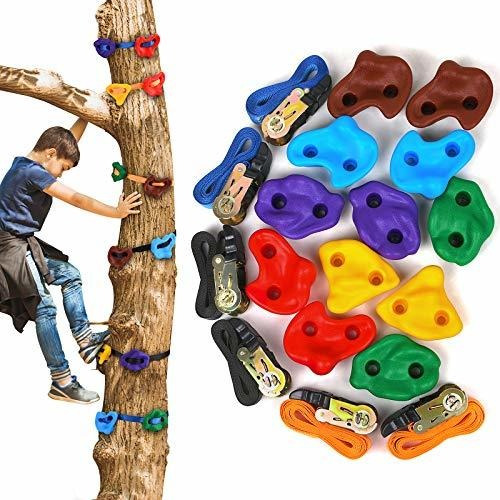 Tree Rock Stickbing Holds For Kids Con 6pcs Straps De T...