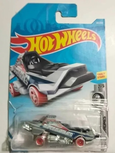 Hot Wheels Hover & Out Plateado Negro 50/250 Car Metal