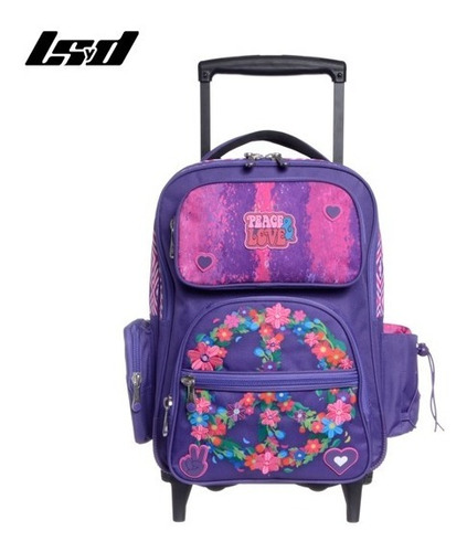 Mochila Con Carro Lsyd Reforzada Unicornio Con Garantia!!