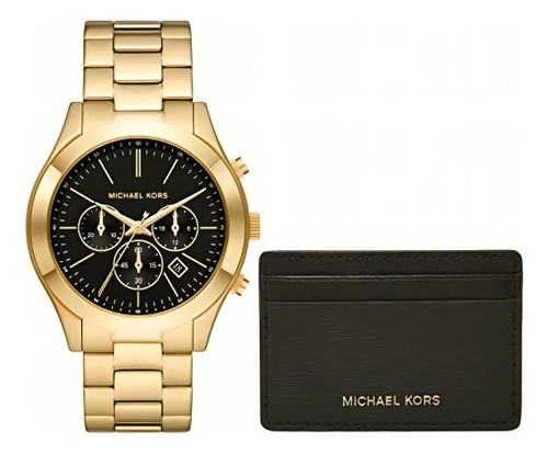 Reloj pulsera Michael Kors 736209 con correa de acero inoxidable color dorado