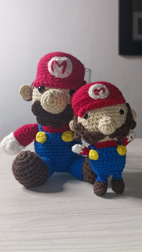 Peluche De La Lana De Mario