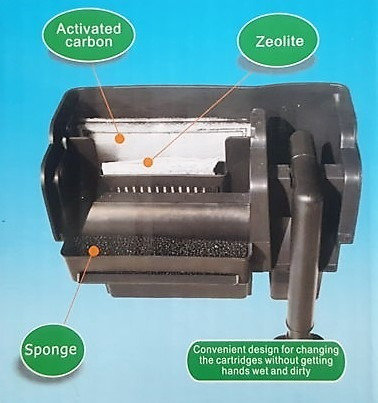 Filtro Cascada Resun Sf-400 Silencioso 360 L/h Acuario