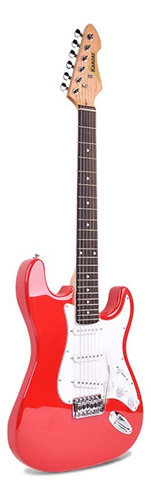 Guitarra Elec Kansas L-g1-st-red Kns Tipo Str Diap Rosewood
