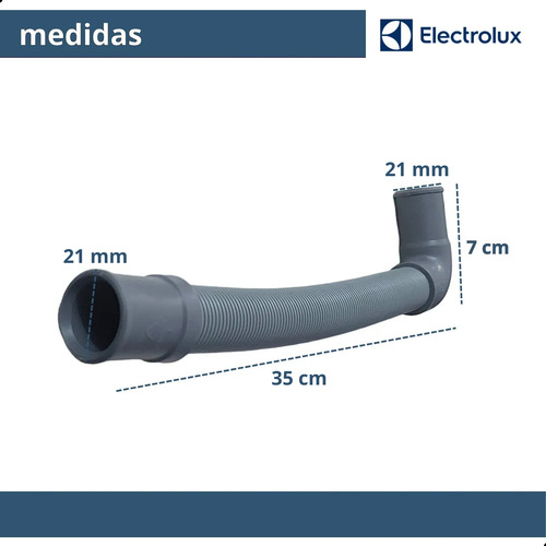 Mangueira Interna De Drenagem Lava Louça Brastemp Electrolux