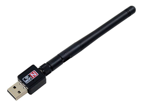 Imagen 1 de 10 de Adaptador Antena Usb Wifi Mini St-wi1 150 Mbps Plug & Play