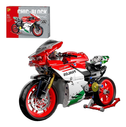 Juego De Construcción Moto Ducati 1299 Lego Alternativo