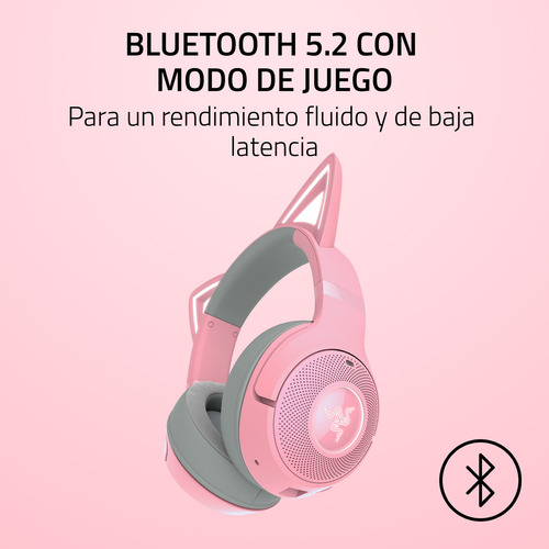 Razer Kraken Kitty V2 Bt - Quartz Edition - Wireless Bluetoo