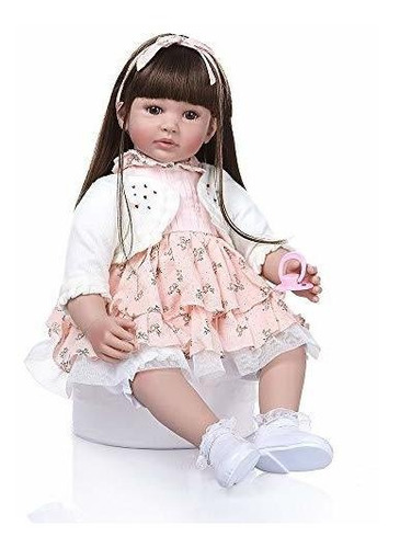 Zero Pam Reborn Baby Dolls 24 Pulgadas Reborn Girl Toddler M