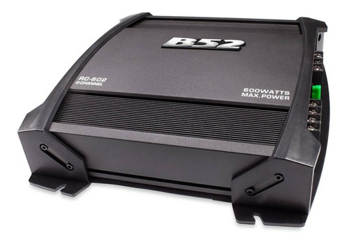 Potencia B52 600 Watts 2 Canales Race 602 P/ Driver Woofer Color Negro