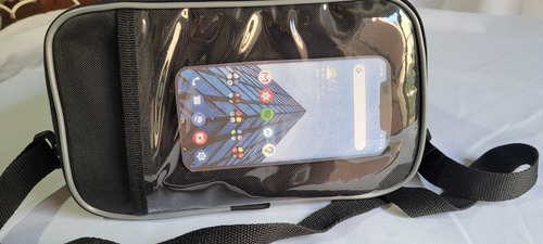 Morral/alforja Delantera Para Manubrio De Bicicleta Negro