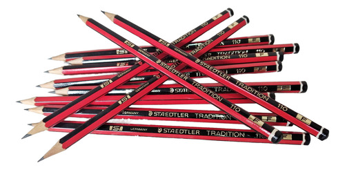 Lapiz Negro Staedtler Tradition 110 F, Caja X 12 Grafito