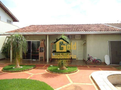 Casa Com 3 Dormitórios À Venda Por R$ 500.000 - Residencial E Comercial Palmares - Ribeirão Preto/sp - Ca0765