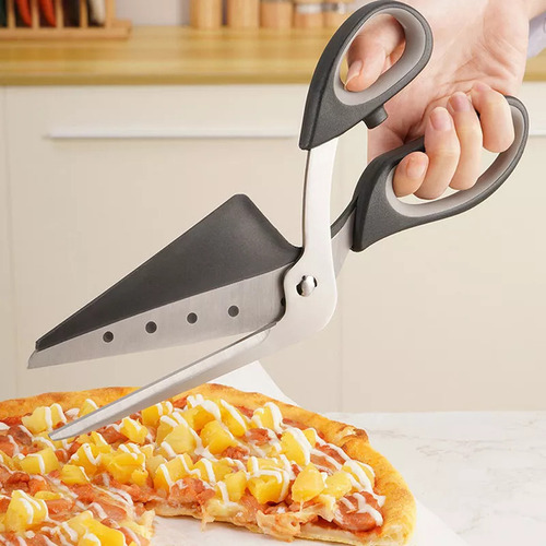 Cnn Pala For Pizza 2 En 1, Resistente Al Agua, Tijeras