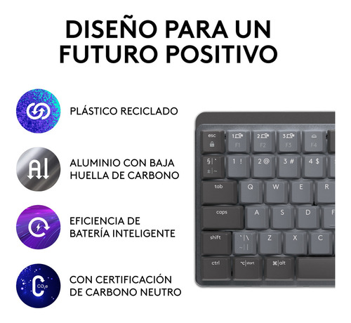 Teclado Gamer Bluetooth Logitech Master Series Mx Mechanical