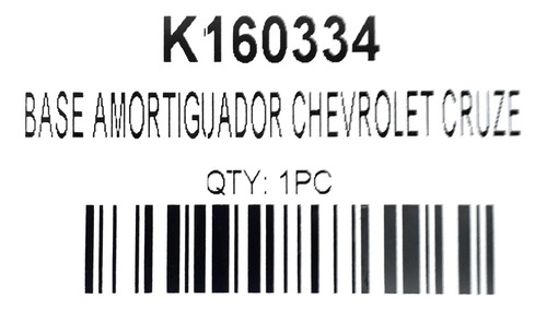 Imagen 5 de 6 de Base Amortiguador Delantera Chevrolet Cruze