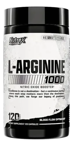 comprar L-arginina 1000 Mg 120 Caps Precursor Oxido Nítrico