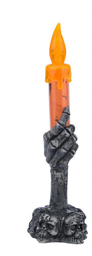 Lámpara Led En Forma De Candelabro Con Diseño De Calaveras Y