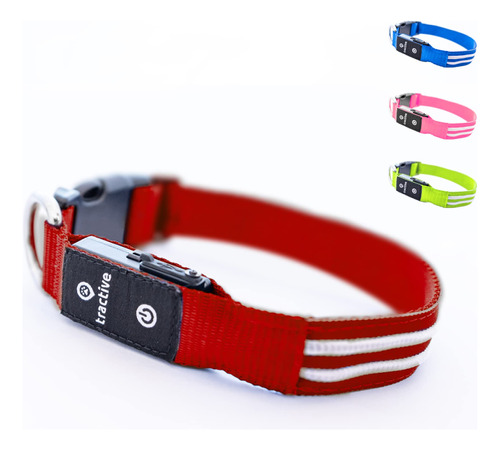 Collar Para Perro Con Luz Led, Tractor, Usb, Recargable, Res